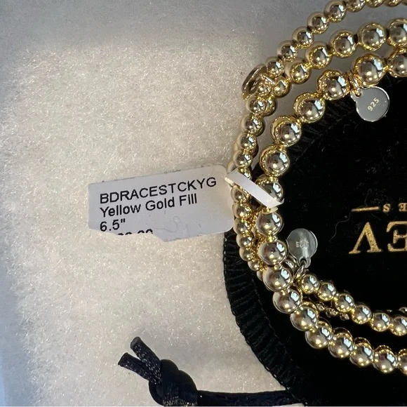 Zoe Lev Gold Fill Stack Bead Bracelet NWT - Picture 6 of 7